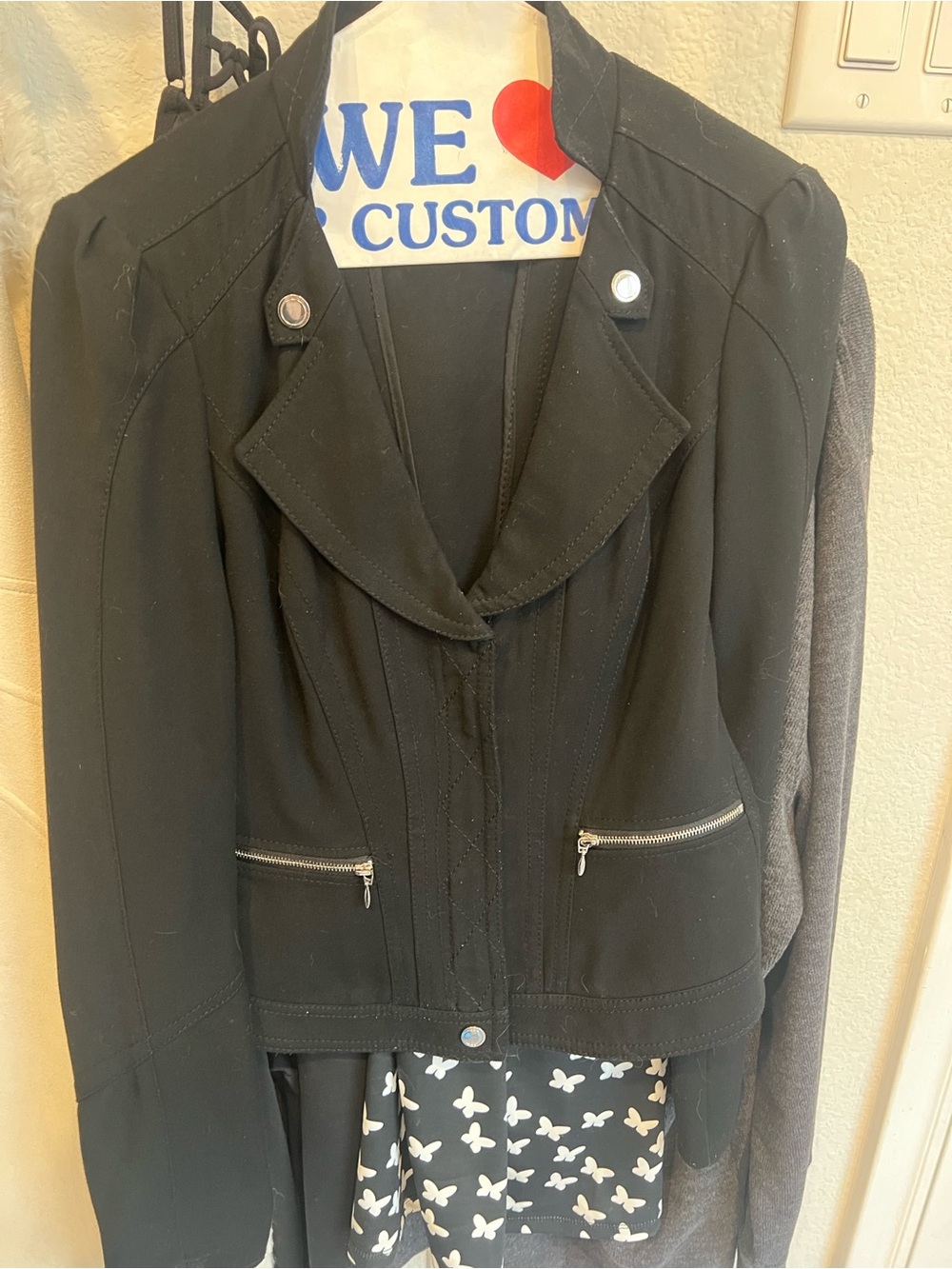 WHBM Women's Black Jacket